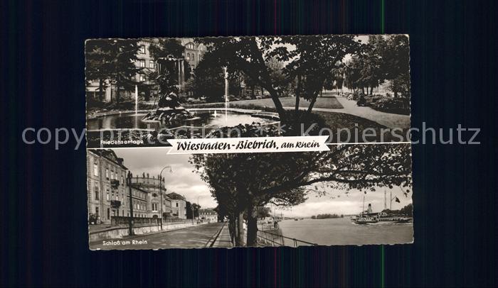 Biebrich Wiesbaden Friedensanlage Schloss