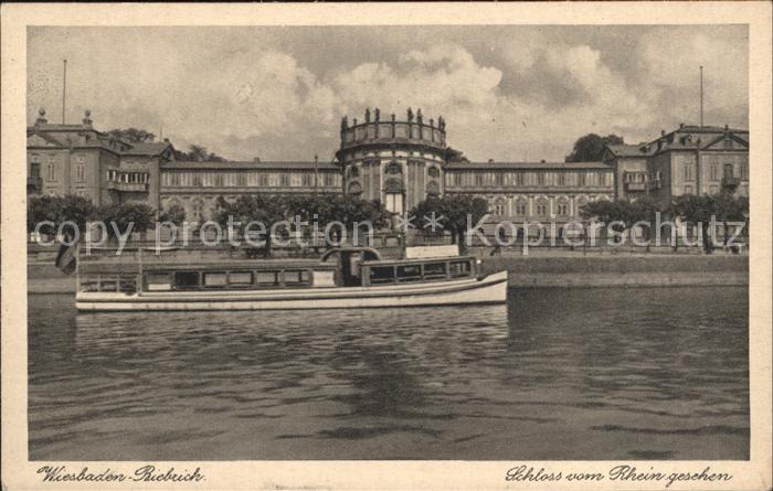 Biebrich Wiesbaden Schloss Motorschiff