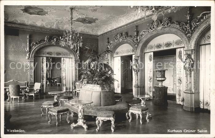Wiesbaden Kurhaus Gruener Salon