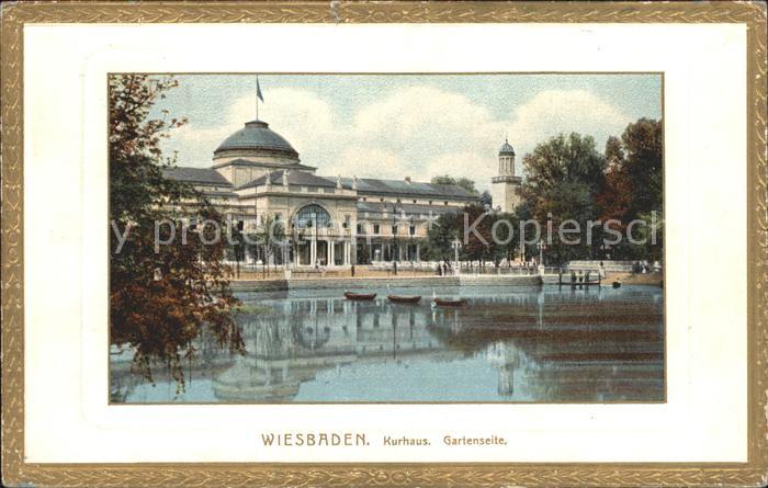 Wiesbaden Kurhaus Gartenseite