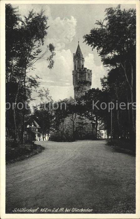 Wiesbaden Schlaeferskopf Kaiser-Wilhelm-Turm