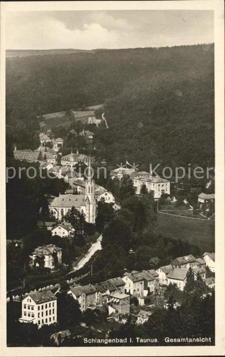 Schlangenbad Taunus Gesamtansicht