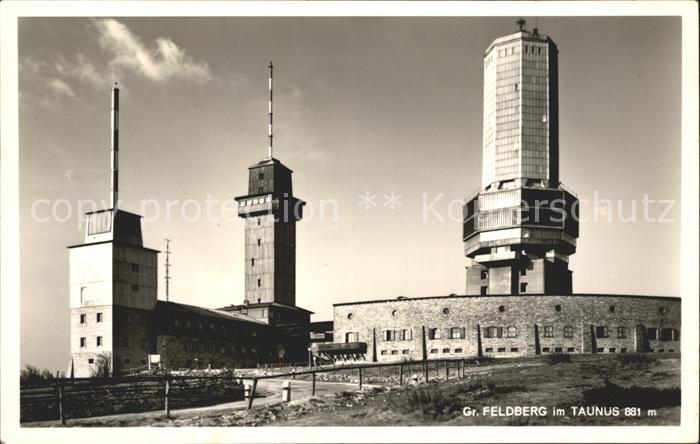 Grosser Feldberg Taunus Aussichtsturm Fernmeldeturm