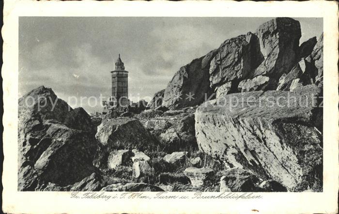 Grosser Feldberg Taunus Aussichtsturm Brunhildisfelsen