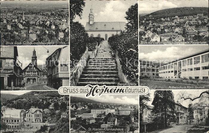 Hofheim Taunus Mittelschule Main-Taunus Sanatorium St.-Marien-Krankenhaus
