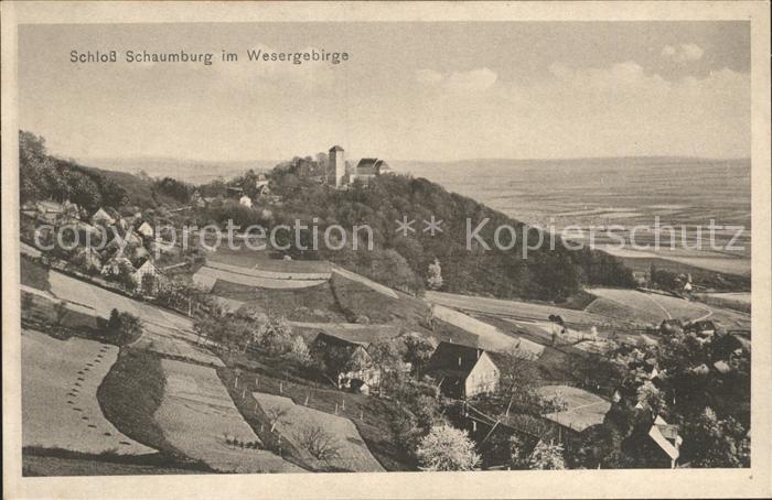 Rinteln Weser Niedersachsen Schloss Schaumburg