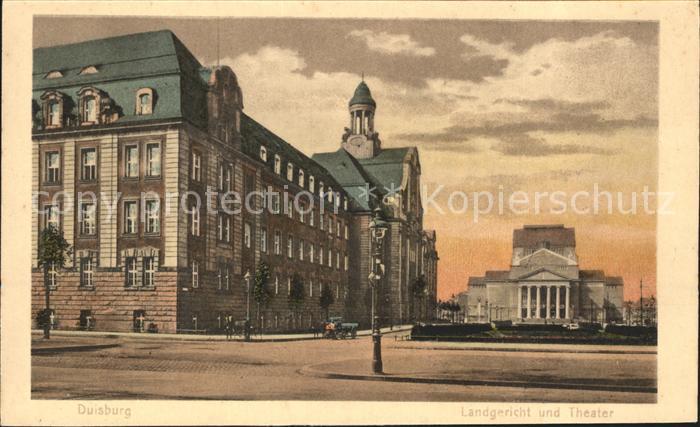 Duisburg Ruhr Landgericht Theater