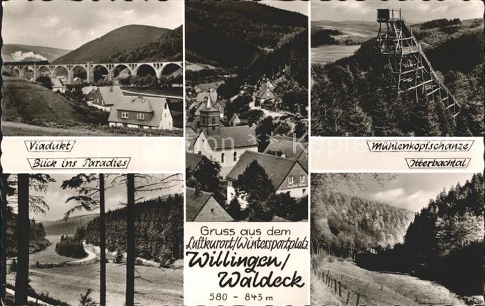 Willingen Sauerland Viadukt Muehlenkopfschanze Itterbachtal