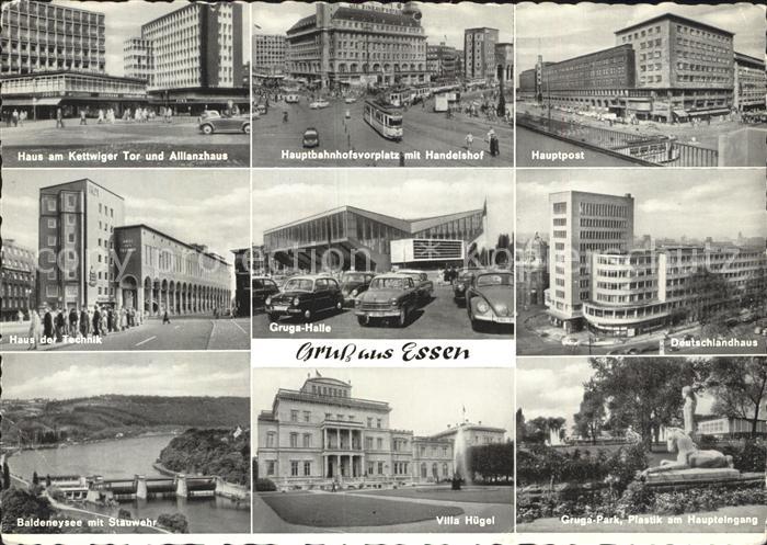 Essen Ruhr Hauptpost Deutschlandhaus Haus der Technik Allianzhaus