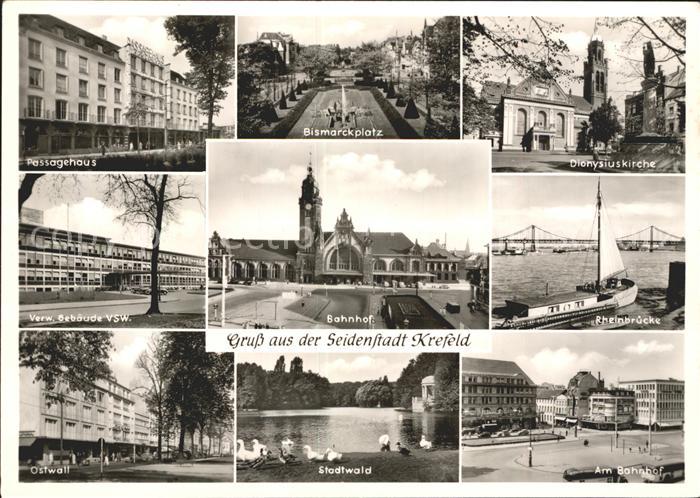 Krefeld Passagehaus Bismarckplatz Ostwall Bahnhof