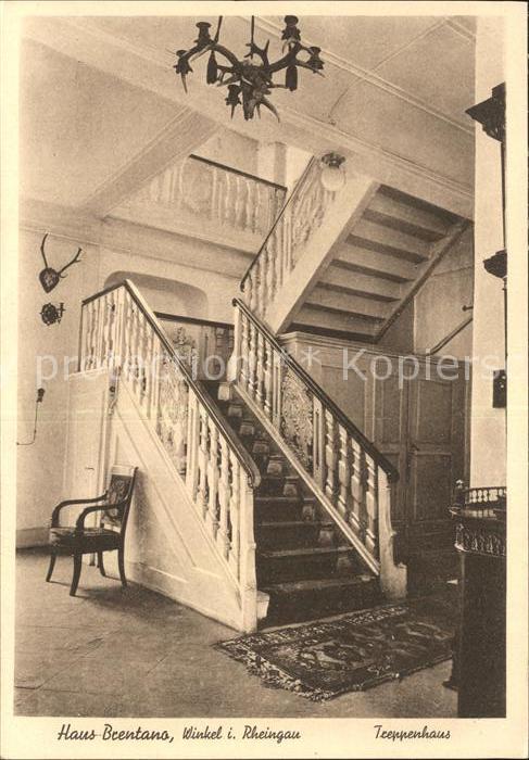 Winkel Oestrich-Winkel Haus Brentano Treppenhaus