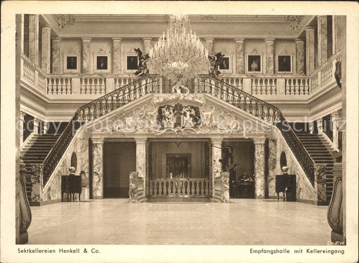 Biebrich Wiesbaden Sektkellereien Henkell & Co. Empfangshalle Kellereingang