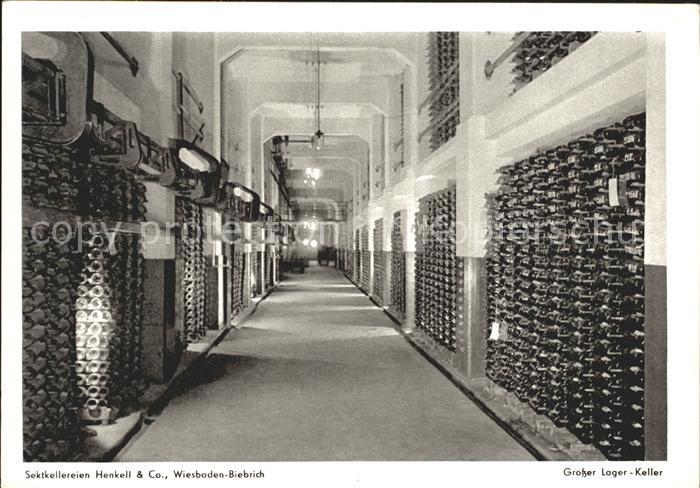 Biebrich Wiesbaden Sektkellerei Henkell & Co. Grosser Lager-Keller