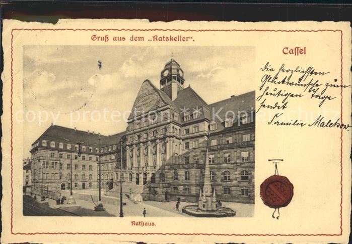 KAssEL  CITY Rathaus Ratskelelr