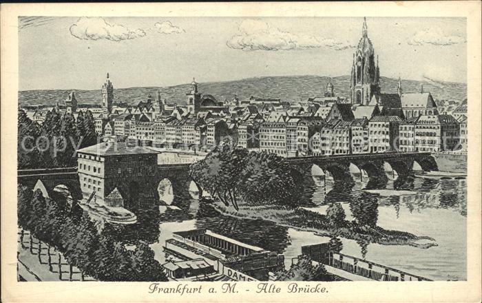 Frankfurt Main Alte Bruecke