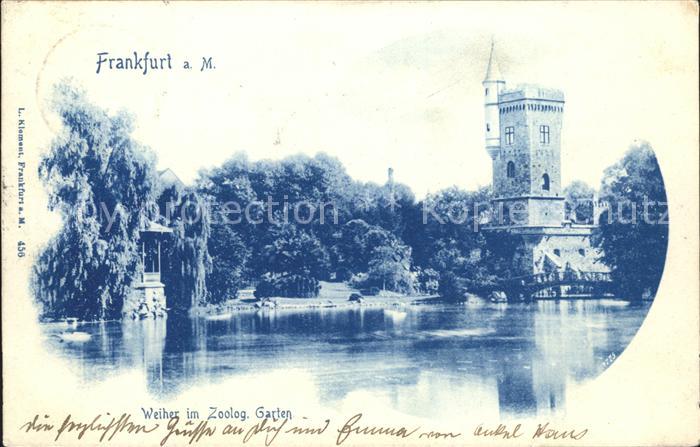 Frankfurt Main Weiher Zoologischer Garten