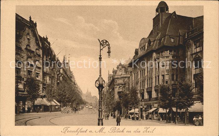 Frankfurt Main Blick in die Zeit