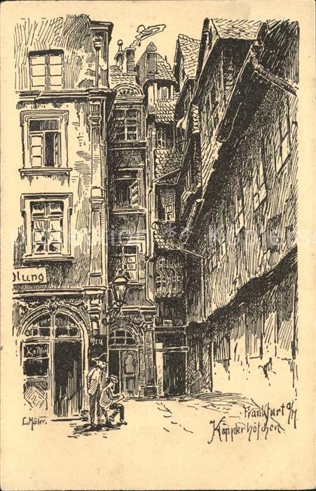 Frankfurt Main Kuenstlerkarte