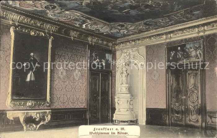 Frankfurt Main Wahlzimmer im Roemer