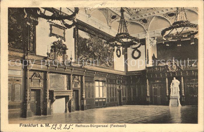 Frankfurt Main Rathaus- Buergersaal