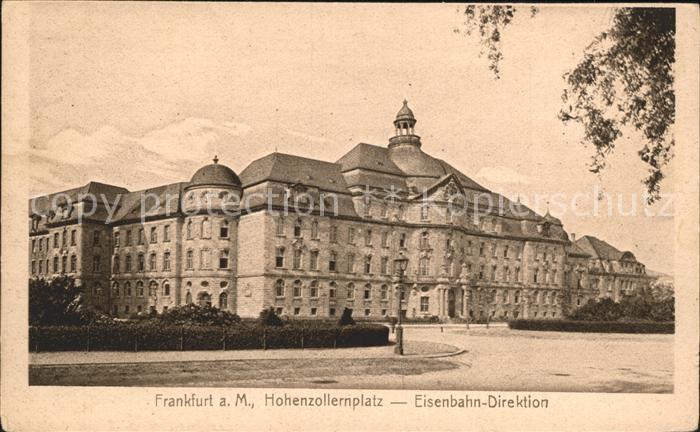 Frankfurt Main Hohenzollernplatz Eisenbahn- Direktion