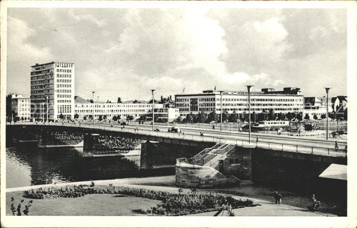 Frankfurt Main Friedensbruecke AEG- Hochhaus Ortskrankenkasse