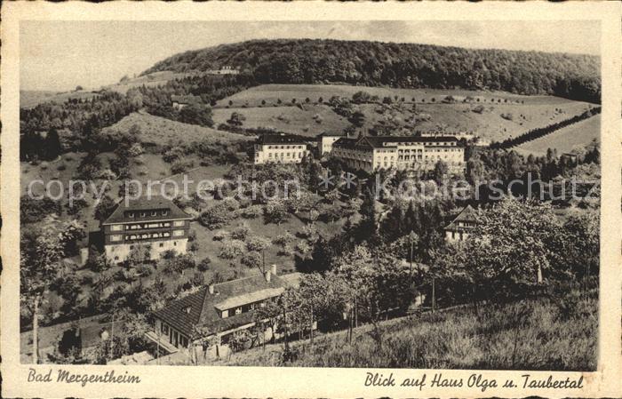 Bad Mergentheim Fliegeraufnahme Haus Olga