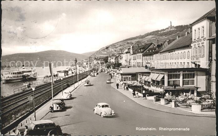 Ruedesheim Rhein Rheinpromenade