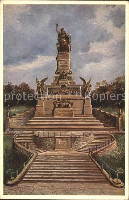 Ruedesheim Rhein Nationaldenkmal Niederwald