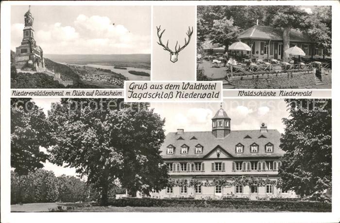 Ruedesheim Rhein Waldhotel Jagdschloss Niederwald Nationaldenkmal