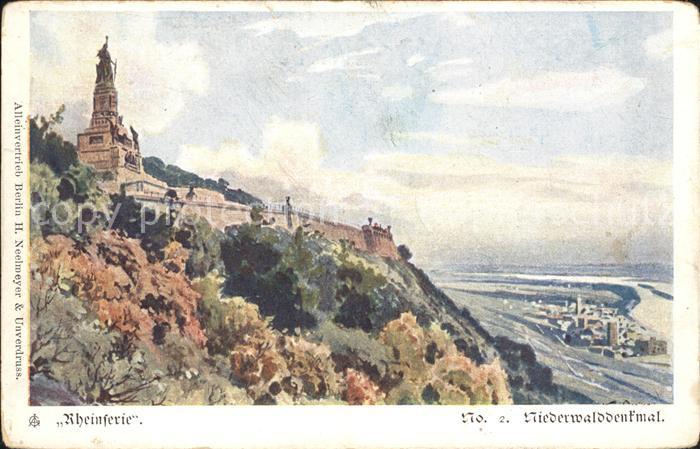 Ruedesheim Rhein Nationaldenkmal Niederwald