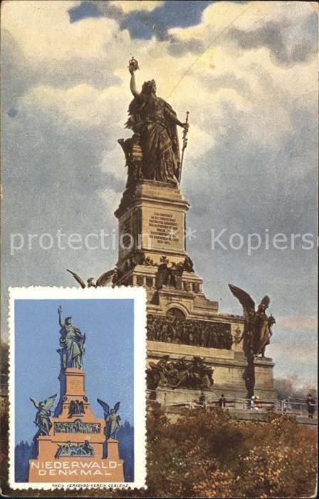 Ruedesheim Rhein Nationaldenkmal Niederwald