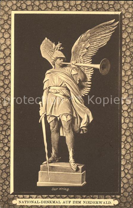 Ruedesheim Rhein Nationaldenkmal Niederwald Der Krieg