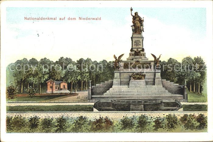 Ruedesheim Rhein Nationaldenkmal Niederwald