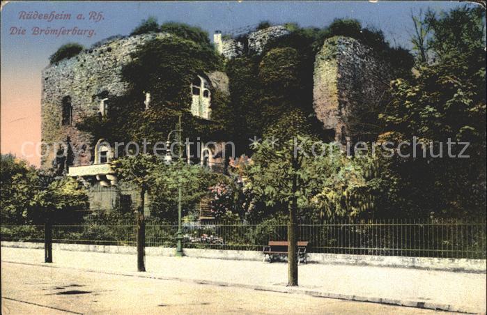 Ruedesheim Rhein Die Broemserburg