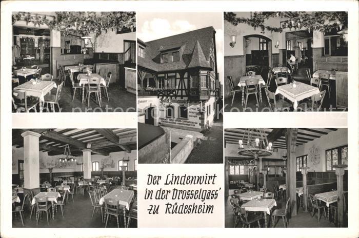 Ruedesheim Rhein Der Lindenwirt in der Drosselgasse