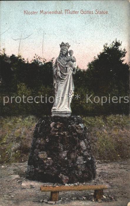 Johannisberg Rheingau Kloster Marienthal Mutter Gottes Statue