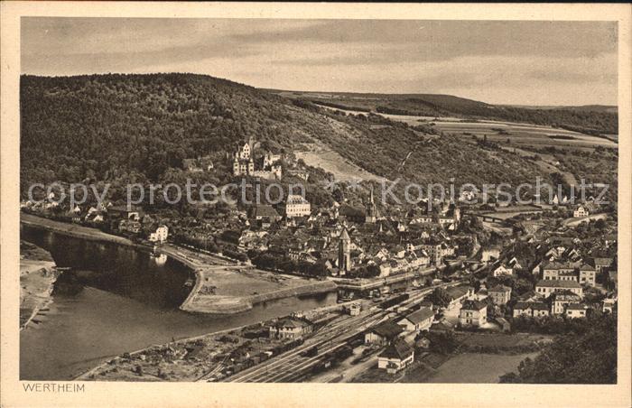 Wertheim Main Wertheim vom Wartberg