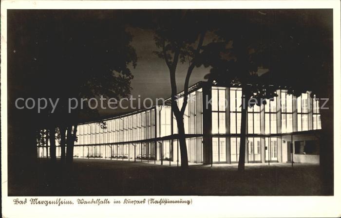 Bad Mergentheim Wandelhalle im Kurpark