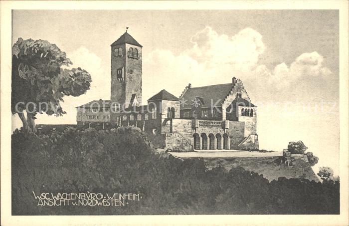 Weinheim Bergstrasse W. S. C. Wachenburg