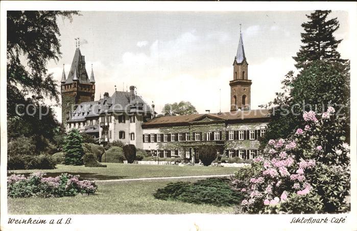 Weinheim Bergstrasse Schlosspark- Cafe
