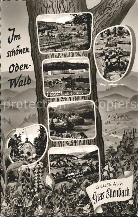 Grasellenbach Siegfriedbrunnen Walburgiskapelle