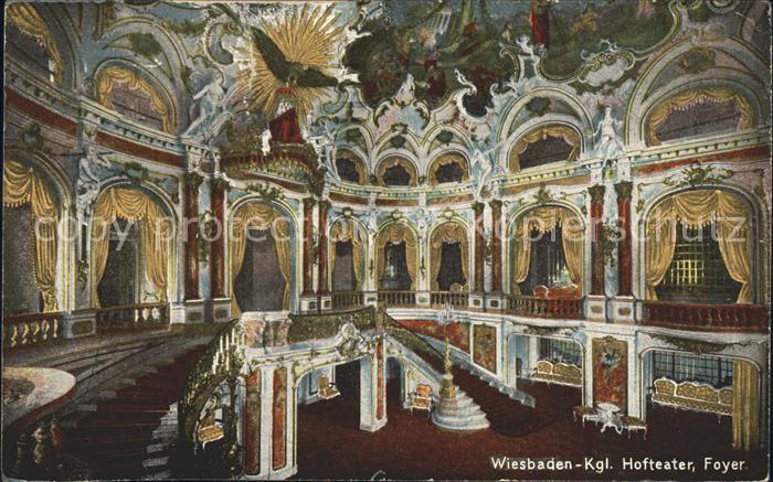Wiesbaden Koenigliches Hoftheater Foyer