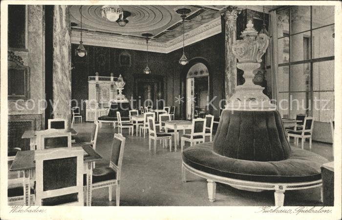 Wiesbaden Kurhaus Spielsalon