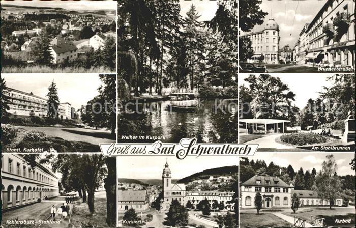Bad Schwalbach Kurbad Brunnenstrasse Weiher