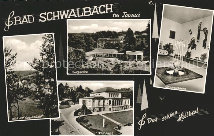 Bad Schwalbach Weinbrunnen Kurgarten Kursaal