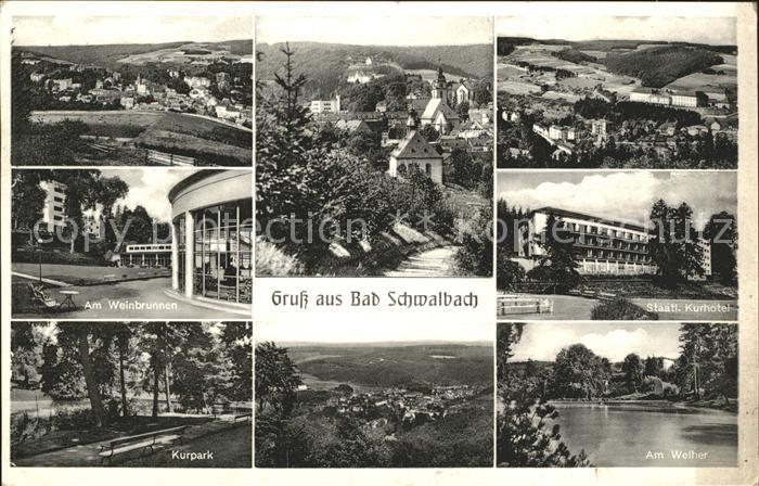 Bad Schwalbach Weiher Kurpark Weinbrunnen