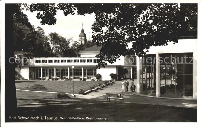 Bad Schwalbach Wandelhalle Weinbrunnen