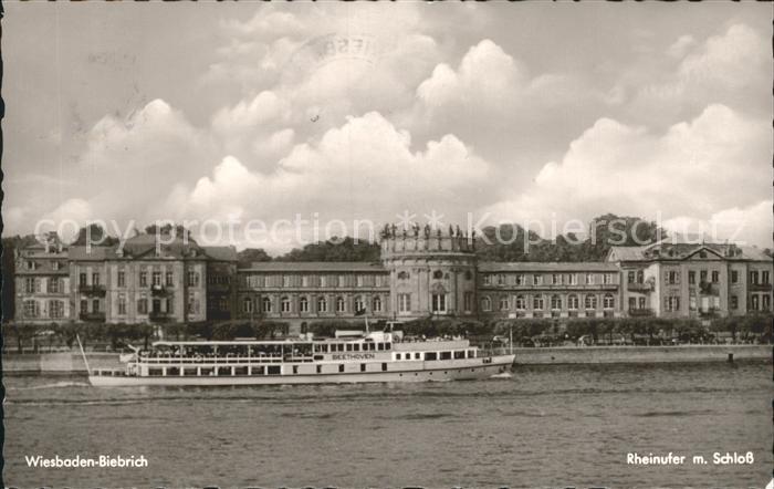 Biebrich Wiesbaden Rheinufer Schloss