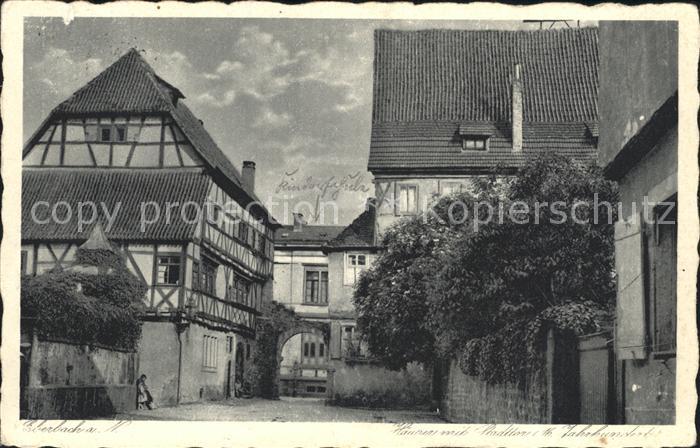 Eberbach Neckar Haeuser Stadttor